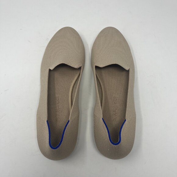 Rothy's The Loafer in Ecru 9 women - Picture 6 of 9